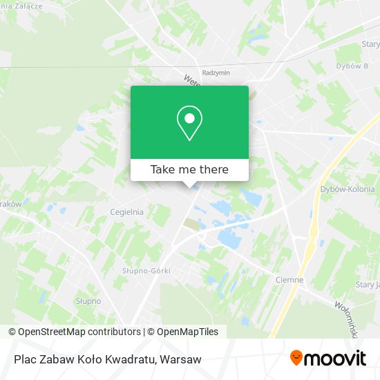 Plac Zabaw Koło Kwadratu map