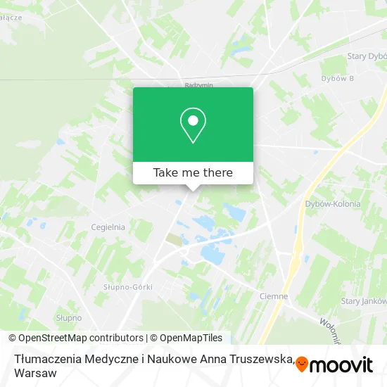 Карта Tłumaczenia Medyczne i Naukowe Anna Truszewska