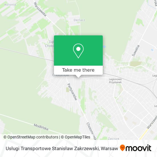 Usługi Transportowe Stanisław Zakrzewski map