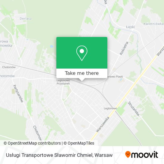 Usługi Transportowe Sławomir Chmiel map