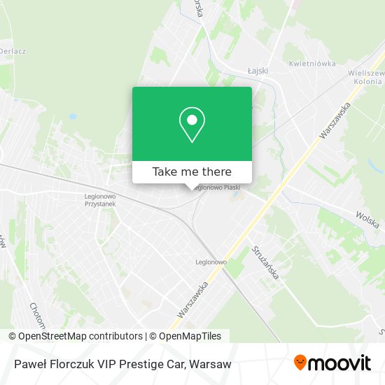 Paweł Florczuk VIP Prestige Car map