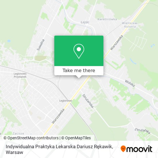 Indywidualna Praktyka Lekarska Dariusz Rękawik map