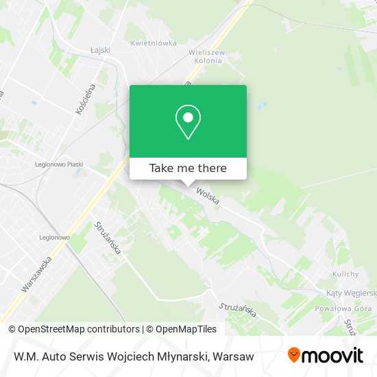 W.M. Auto Serwis Wojciech Młynarski map