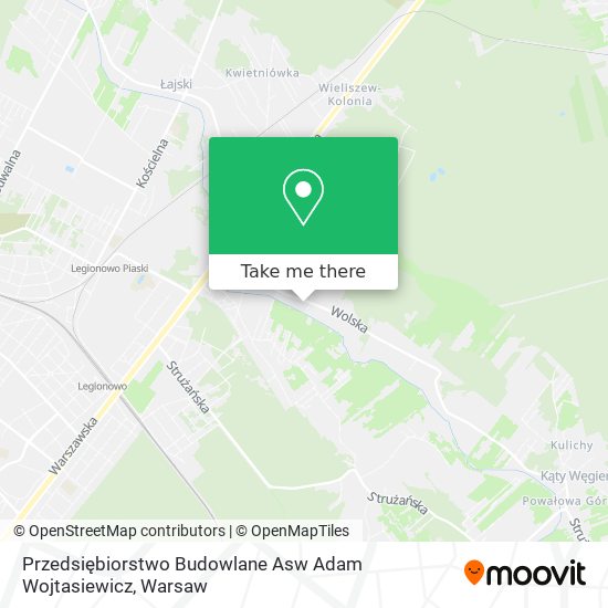 Przedsiębiorstwo Budowlane Asw Adam Wojtasiewicz map