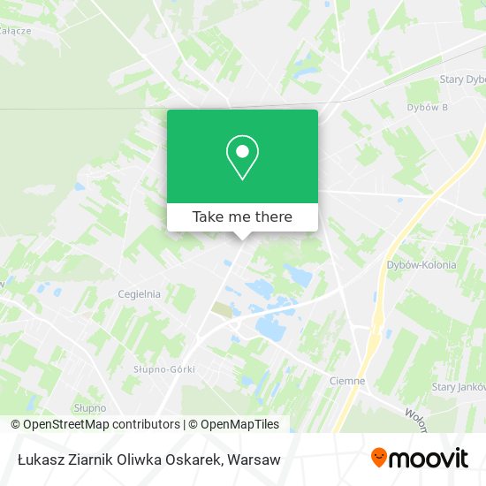 Łukasz Ziarnik Oliwka Oskarek map