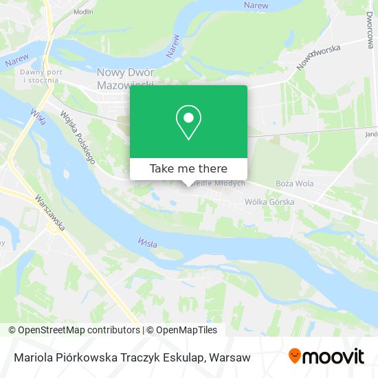 Mariola Piórkowska Traczyk Eskulap map