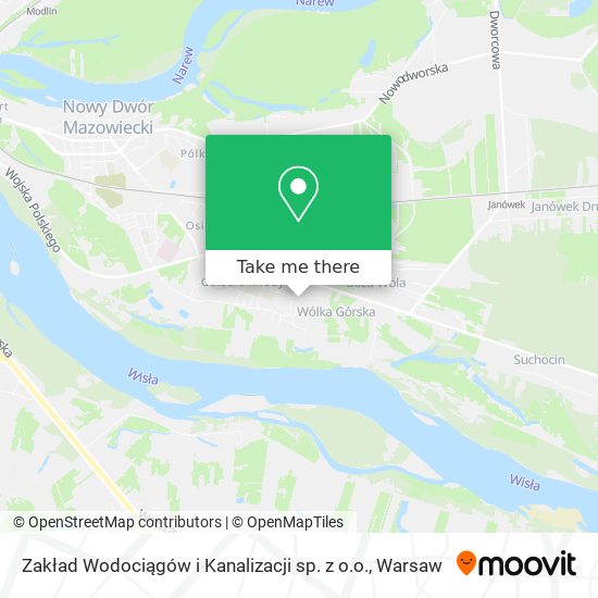 Zakład Wodociągów i Kanalizacji sp. z o.o. map