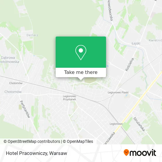 Hotel Pracowniczy map