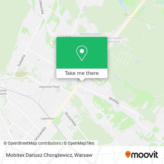 Mobitex Dariusz Chorążewicz map