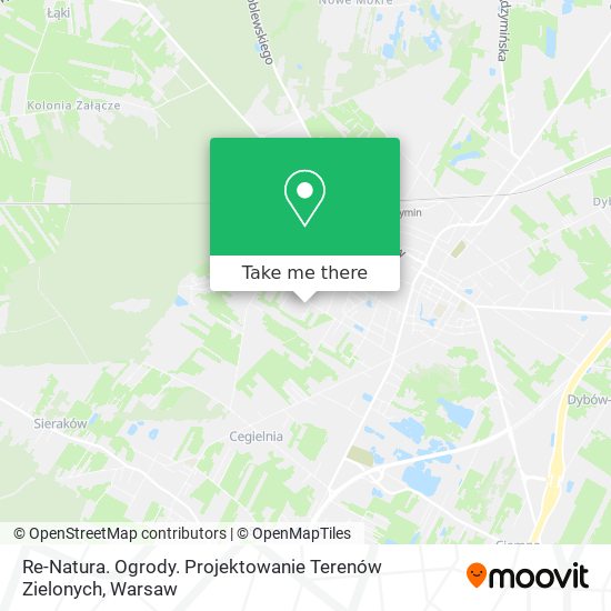 Re-Natura. Ogrody. Projektowanie Terenów Zielonych map