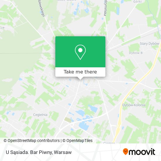 U Sąsiada. Bar Piwny map