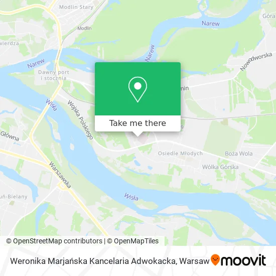 Weronika Marjańska Kancelaria Adwokacka map
