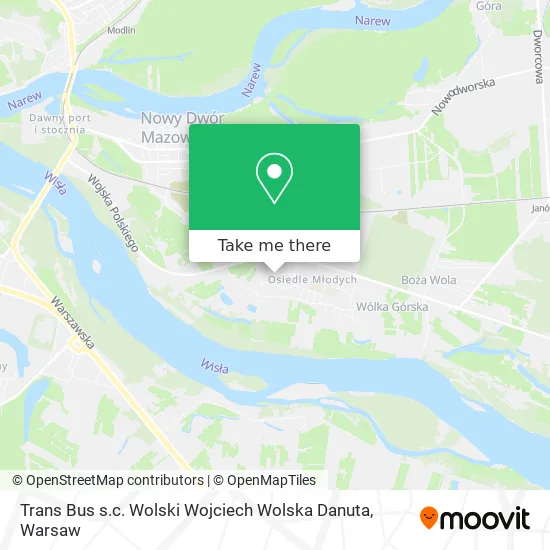Trans Bus s.c. Wolski Wojciech Wolska Danuta map