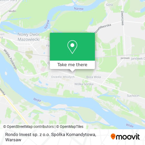 Rondo Invest sp. z o.o. Spółka Komandytowa map