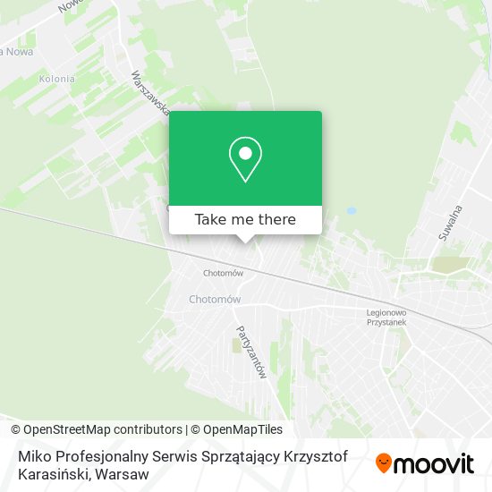 Miko Profesjonalny Serwis Sprzątający Krzysztof Karasiński map