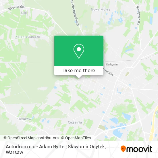 Карта Autodrom s.c.- Adam Rytter, Sławomir Osytek