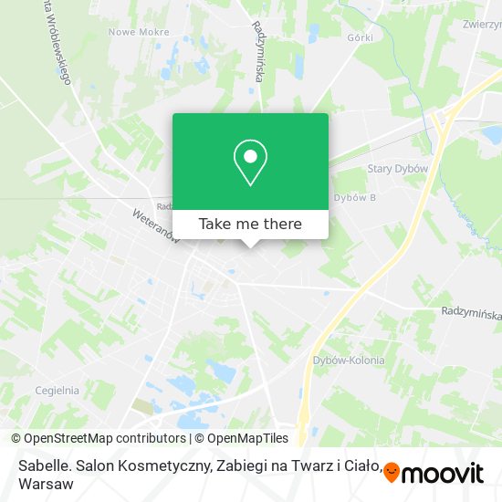 Sabelle. Salon Kosmetyczny, Zabiegi na Twarz i Ciało map