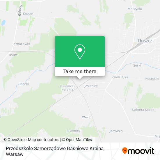 Przedszkole Samorządowe Baśniowa Kraina map