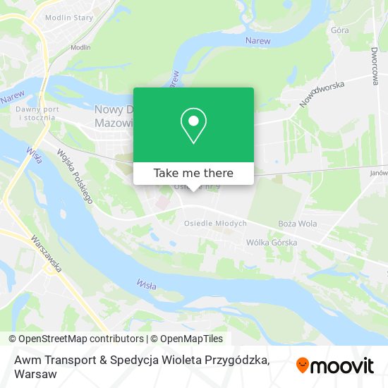 Awm Transport & Spedycja Wioleta Przygódzka map