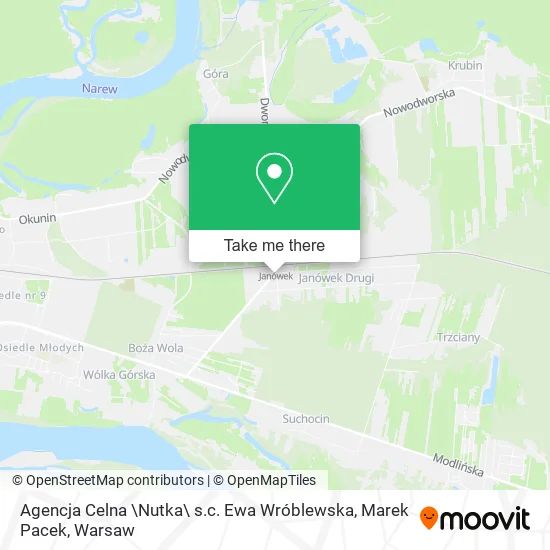 Agencja Celna \Nutka\ s.c. Ewa Wróblewska, Marek Pacek map
