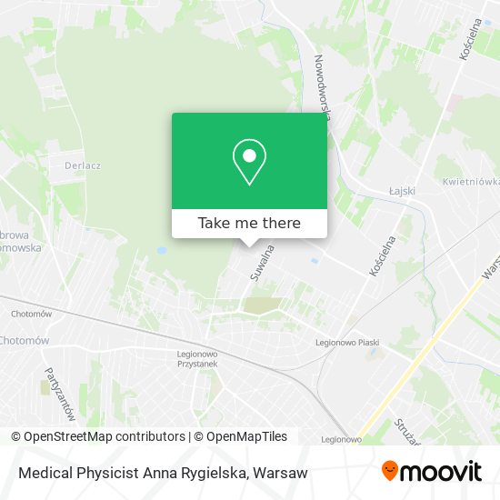 Medical Physicist Anna Rygielska map