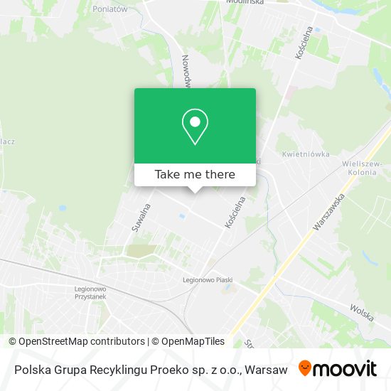 Polska Grupa Recyklingu Proeko sp. z o.o. map