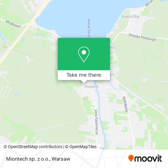Miontech sp. z o.o. map