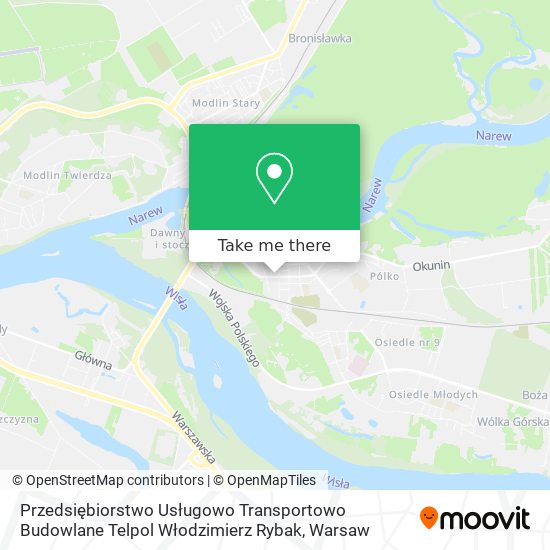 Przedsiębiorstwo Usługowo Transportowo Budowlane Telpol Włodzimierz Rybak map