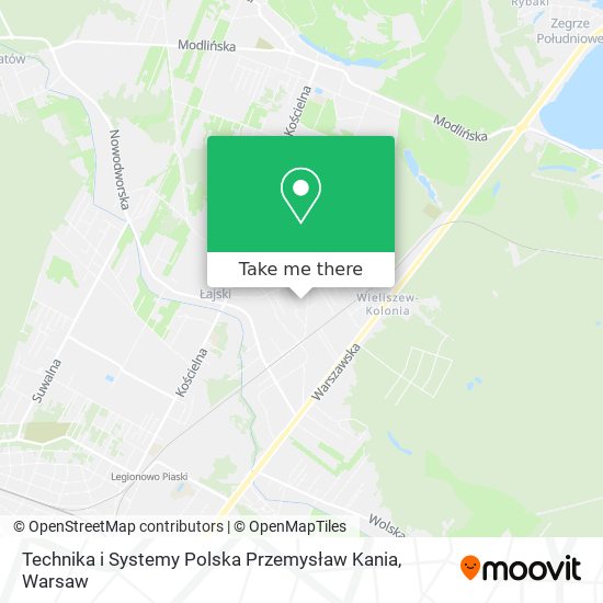 Technika i Systemy Polska Przemysław Kania map