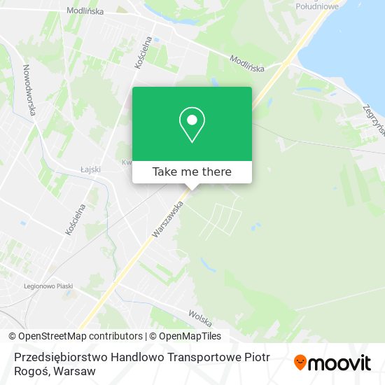 Przedsiębiorstwo Handlowo Transportowe Piotr Rogoś map