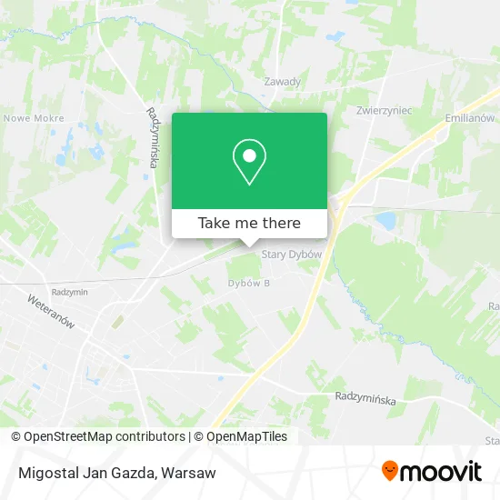 Карта Migostal Jan Gazda