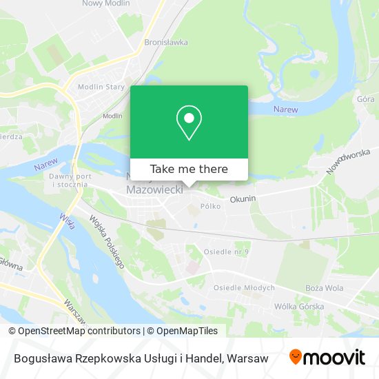 Bogusława Rzepkowska Usługi i Handel map