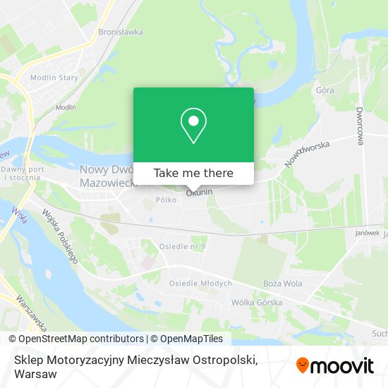 Sklep Motoryzacyjny Mieczysław Ostropolski map