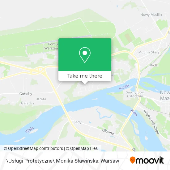 \Usługi Protetyczne\ Monika Sławińska map