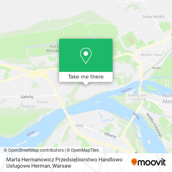 Marta Hermanowicz Przedsiębiorstwo Handlowo Usługowe Herman map