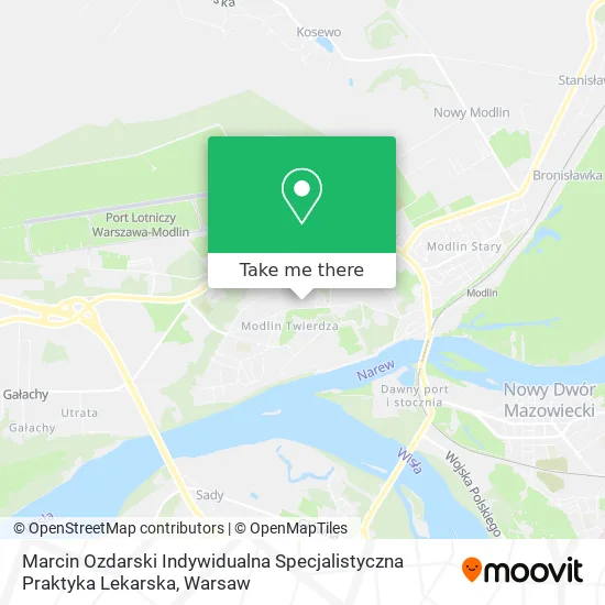 Marcin Ozdarski Indywidualna Specjalistyczna Praktyka Lekarska map