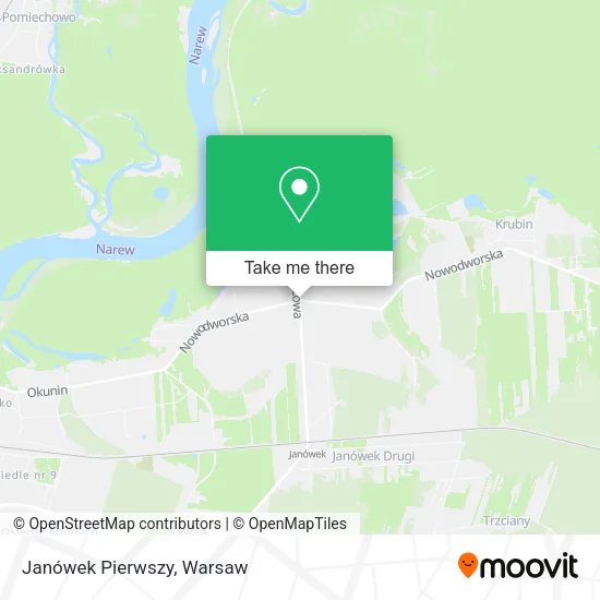 Janówek Pierwszy map