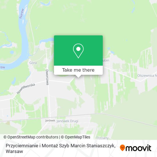 Przyciemnianie i Montaż Szyb Marcin Staniaszczyk map