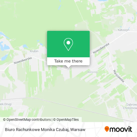 Biuro Rachunkowe Monika Czubaj map