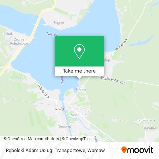 Rębelski Adam Usługi Transportowe map