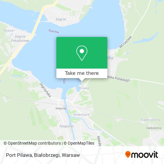 Port Pilawa, Białobrzegi map