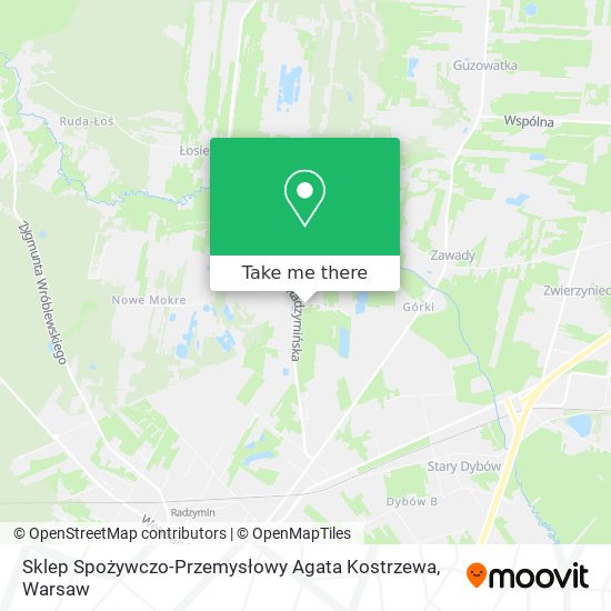 Sklep Spożywczo-Przemysłowy Agata Kostrzewa map