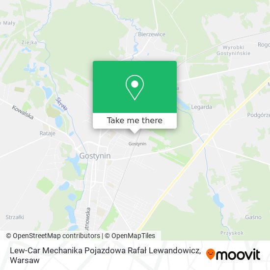 Lew-Car Mechanika Pojazdowa Rafał Lewandowicz map