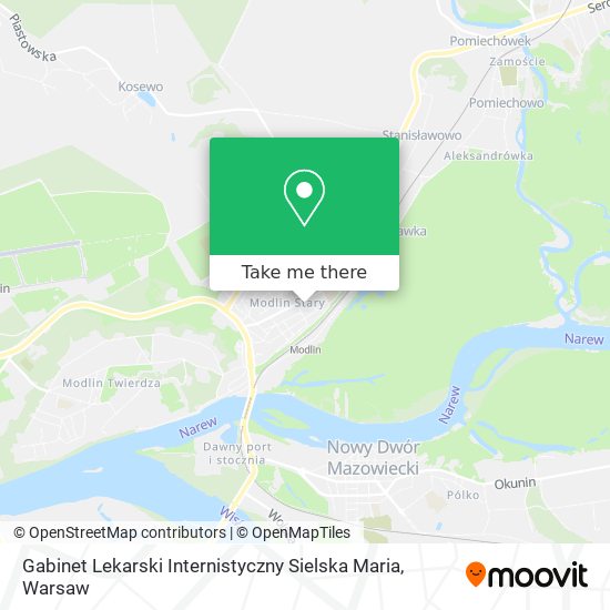 Gabinet Lekarski Internistyczny Sielska Maria map