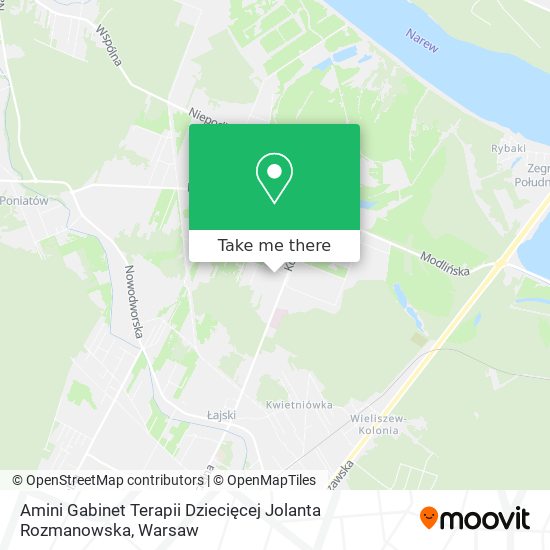 Amini Gabinet Terapii Dziecięcej Jolanta Rozmanowska map