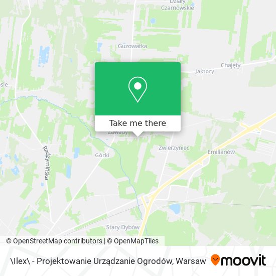 \Ilex\ - Projektowanie Urządzanie Ogrodów map