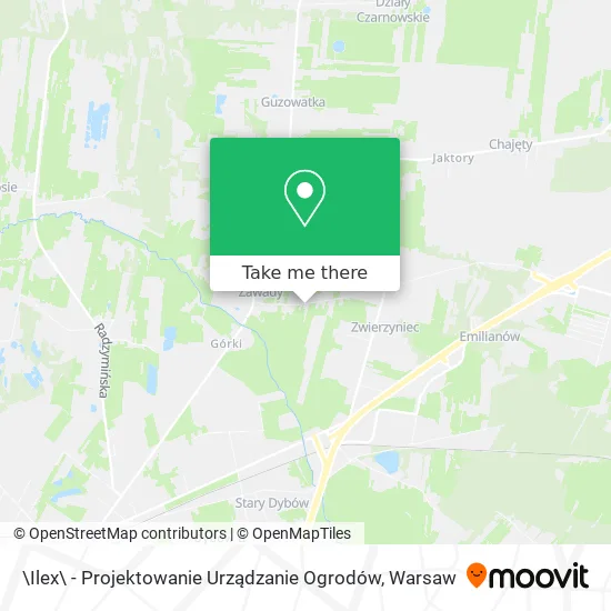 Карта \Ilex\ - Projektowanie Urządzanie Ogrodów