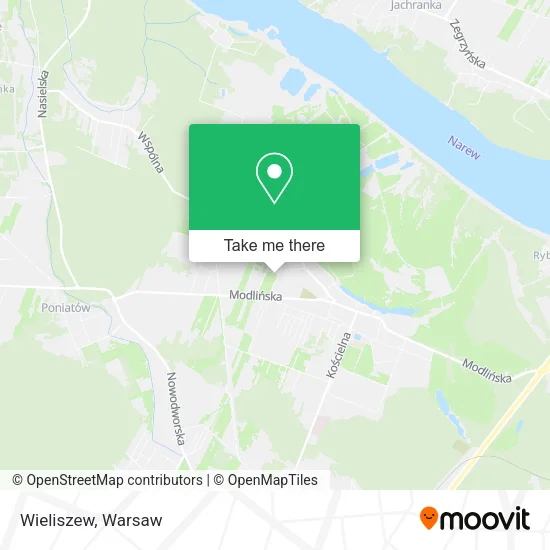 Wieliszew map