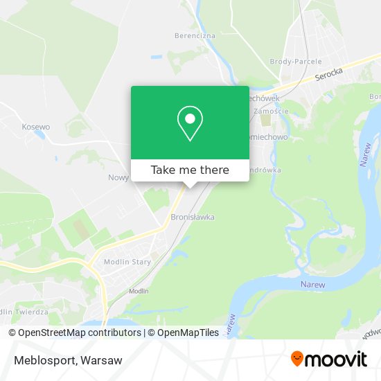 Meblosport map