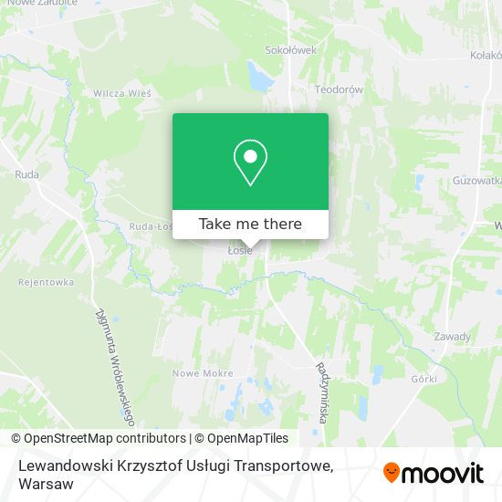 Lewandowski Krzysztof Usługi Transportowe map